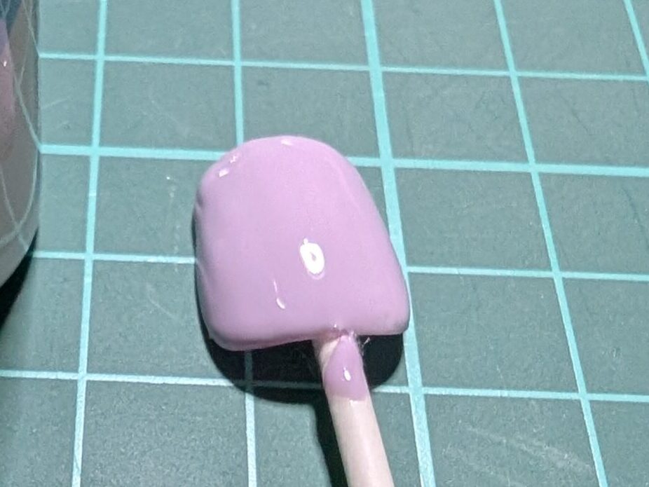 カラージェルまで仕上げた写真