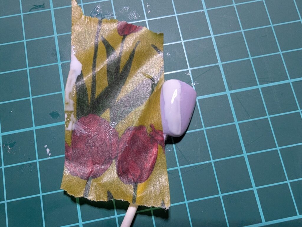 マスキングテープ貼った写真