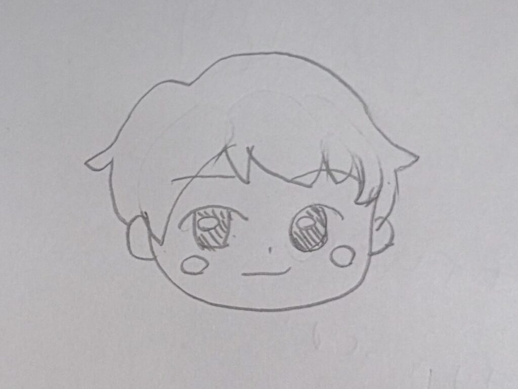 キャラの下書き