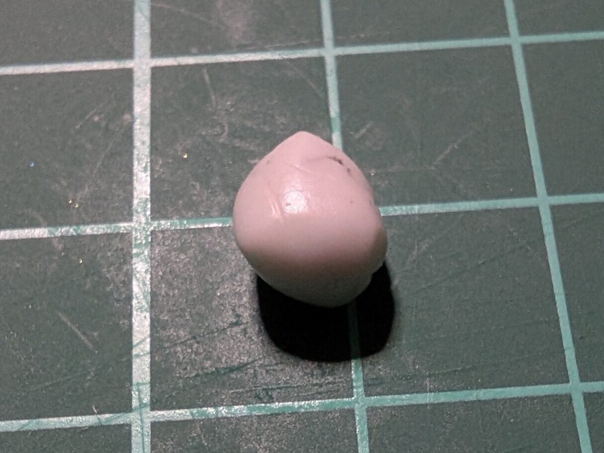 粘土ジェルを球体にした写真