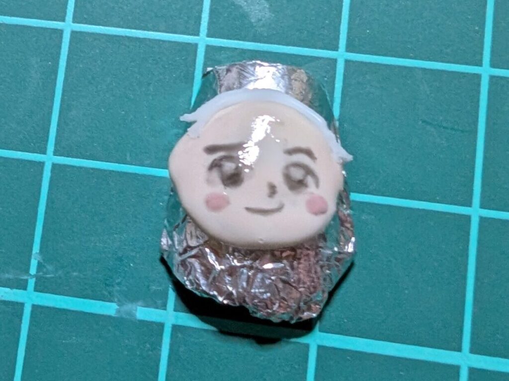 髪の毛土台完成